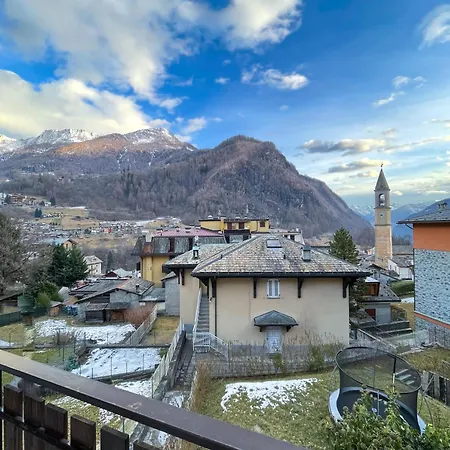 Balcone Sulla Valmalenco - Vista Mozzafiato Chiesa in Valmalenco